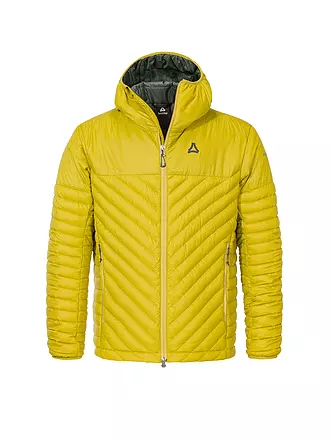 SCHÖFFEL | Chaqueta aislante con capucha de plumón Cascata para hombre | gold